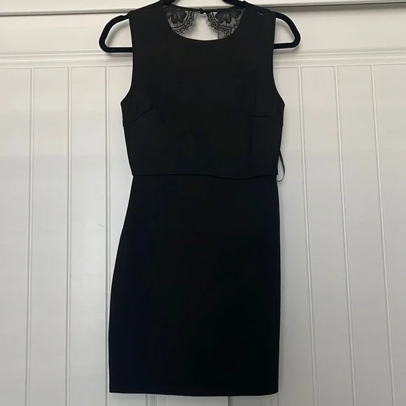 black fitted skater dress Kounter Kulture Skater Dress main image 0